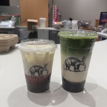 Boba Guys - San Ramon - Strawberry Fields & Matcha Latte - Bubble Tea Near Me - San Ramon, California