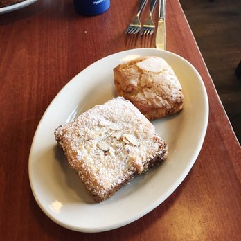 Rustica Bakery - Bostock in front, vanilla bean scone in back - Bakeries Near Me - Minneapolis, Minnesota Rustica Bakery - Bostock in front, vanilla bean scone in back - Bakeries Near Me - Minneapolis, Minnesota