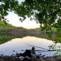 Clark Reservation State Park - Halfway around lake trail