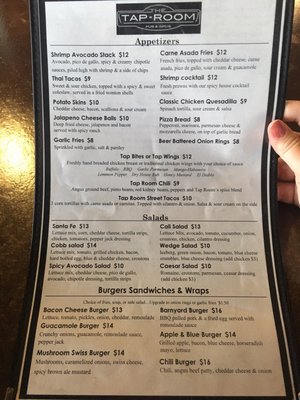 Menu photo 2 The Taproom Pub and Grub Modesto, CA Menu photo 2 The Taproom Pub and Grub Modesto, CA