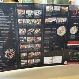 Menu 1/9/26