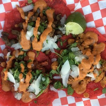 Tacos Lokos Oc - Chicken Tacos and AL Pastot pork Tacos, with fresh made tortillas. - Street Vendors Near Me Tacos Lokos Oc - Chicken Tacos and AL Pastot pork Tacos, with fresh made tortillas. - Street Vendors Near Me