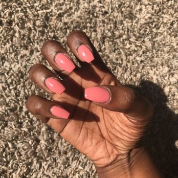 Ooh La La Nail Spa - These are my REAL nails!  No acrylic, no tips! Ava did a wonderful job with the dip powder application and shaping my nails perfectly. - Nail Salons Near Me - Indianapolis, Indiana