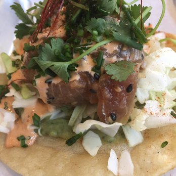 Slapfish - Ahi tuna Poke tostada - Seafood Near Me - Albuquerque, New Mexico