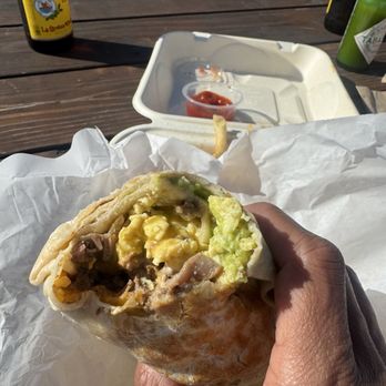 Buccaneer Cafe - CA burrito with fries on the side - Breakfast & Brunch Near Me - Oceanside, California