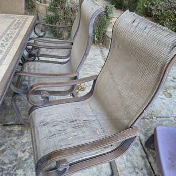 Patio Guys - One q5 year old patio table chairs were in rough condition. - Refinishing Services Near Me - Orange, California