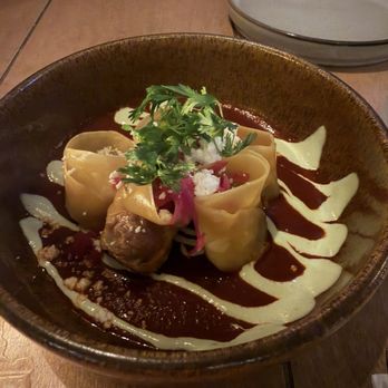 Mezcali - Birria Dumplings Platter - Tacos Near Me - New York, New York Mezcali - Birria Dumplings Platter - Tacos Near Me - New York, New York