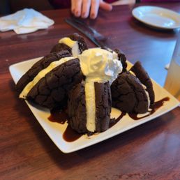 The Whoopie pie was huge and easily fed 5 of us. The Whoopie pie was huge and easily fed 5 of us.