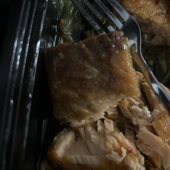 Broccoli - Overcooked salmon - Asian Fusion Near Me - Schiller Park, Illinois