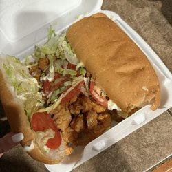 The Real Deal An American Kitchen - Fried Shrimp Po-Boy