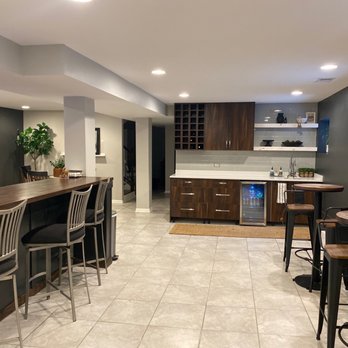 Precisionlux Home Remodeling - Renovated basement - General Contractors Near Me