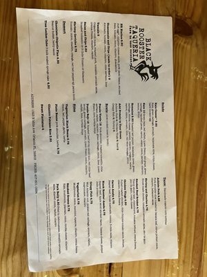 Menu photo 5 Black Rooster Taqueria Orlando, FL