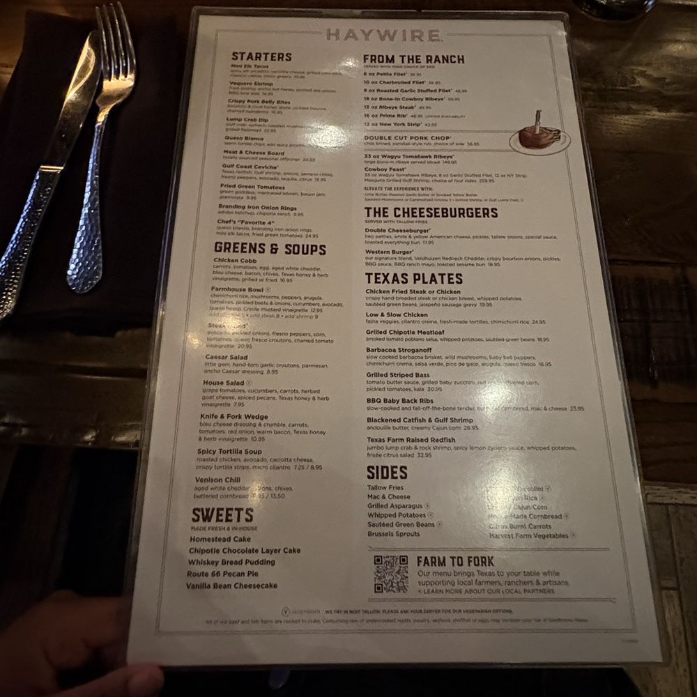Haywire  - New American Near Me - Houston, Texas