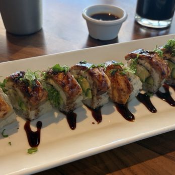 Tora Japanese Kitchen - Baked Salmon Roll - Asian Fusion Near Me - Los Angeles, California Tora Japanese Kitchen - Baked Salmon Roll - Asian Fusion Near Me - Los Angeles, California