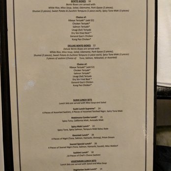 Fuji at Ink Block - Lunch Menu Fuji at Ink Block 2/2019 - Japanese Near Me - Boston, Massachusetts
