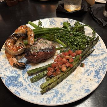 Bristol Seafood Grill - Steak, shrimp asparagus with broccolini - Seafood Near Me - Leawood, Kansas Bristol Seafood Grill - Steak, shrimp asparagus with broccolini - Seafood Near Me - Leawood, Kansas
