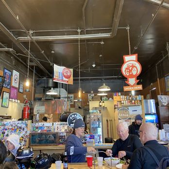 Pizza Pedal'r - View toward kitchen - Pizza Near Me - Winter Park, Colorado Pizza Pedal'r - View toward kitchen - Pizza Near Me - Winter Park, Colorado