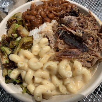 Mighty Quinn's Barbeque - Pulled pork rice bowl - Barbeque Near Me - New York, New York Mighty Quinn's Barbeque - Pulled pork rice bowl - Barbeque Near Me - New York, New York
