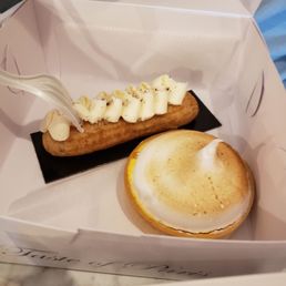 Mason tart and eclair Mason tart and eclair