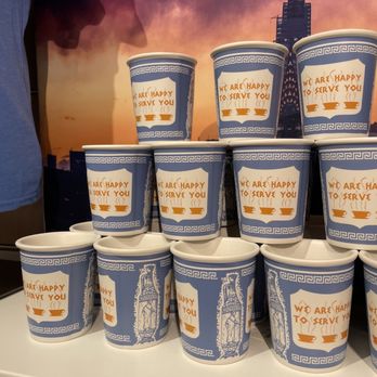 Summit One Vanderbilt - Ceramic nyc style coffee cups souvenirs! - Observatories Near Me - New York, New York