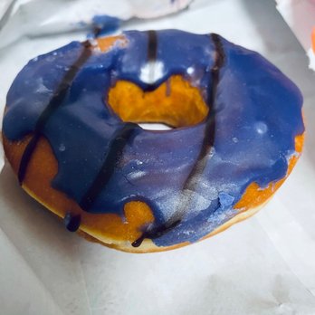 Dunkin' - Frosted donut ... representing the Baltimore Ravens - Donuts Near Me - Linthicum, Maryland