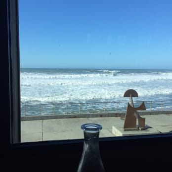 Moonraker Restaurant - The view from our booth - New American Near Me - Pacifica, California Moonraker Restaurant - The view from our booth - New American Near Me - Pacifica, California