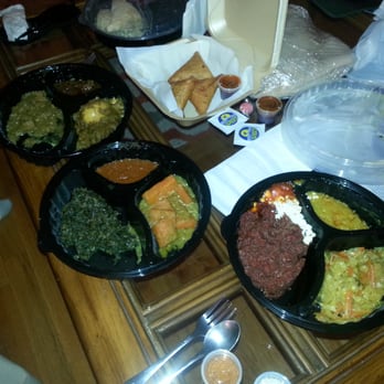 Demera - Demera Ethiopian Restaurant; B. Vegetarian And Meat Messob Sampler for Two; Delivery - Ethiopian Near Me - Chicago, Illinois