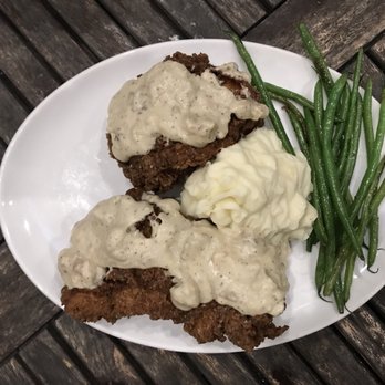 The Edison - Yoder's Fried Chicken.  Those potatoes - Steakhouses Near Me - Tallahassee, Florida