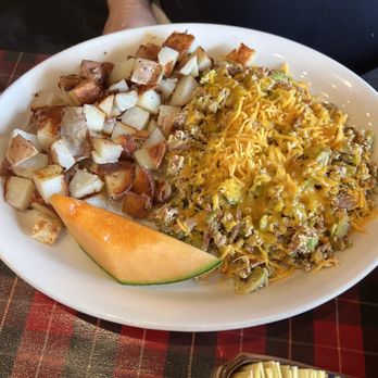 Nibs Restaurant - Ultimate Breakfast Creation with home potatoes - American Near Me - Oakland, California