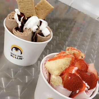 Rock And Rollin - Strawberry cheesecake and s'mores - Ice Cream & Frozen Yogurt Near Me - Corpus Christi, Texas Rock And Rollin - Strawberry cheesecake and s'mores - Ice Cream & Frozen Yogurt Near Me - Corpus Christi, Texas