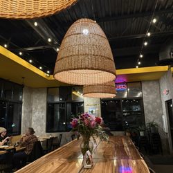 Koku Ramen & Bites - The large dining table in the middle of the restaurant. Great for groups!