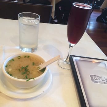 Chef Yu - Miso soup and red sangria !!! - Szechuan Near Me - New York, New York Chef Yu - Miso soup and red sangria !!! - Szechuan Near Me - New York, New York