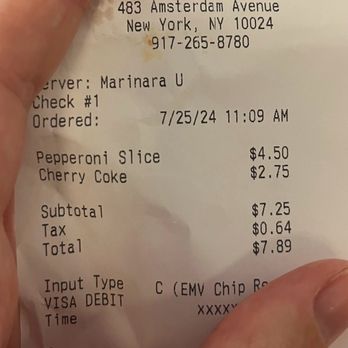 Marinara Pizza - Price for a pepperoni slice as of July 2024. - Pizza Near Me - New York, New York Marinara Pizza - Price for a pepperoni slice as of July 2024. - Pizza Near Me - New York, New York