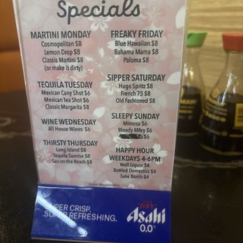 Umiya - Daily Drink Specials - Sushi Bars Near Me - Memphis, Tennessee Umiya - Daily Drink Specials - Sushi Bars Near Me - Memphis, Tennessee
