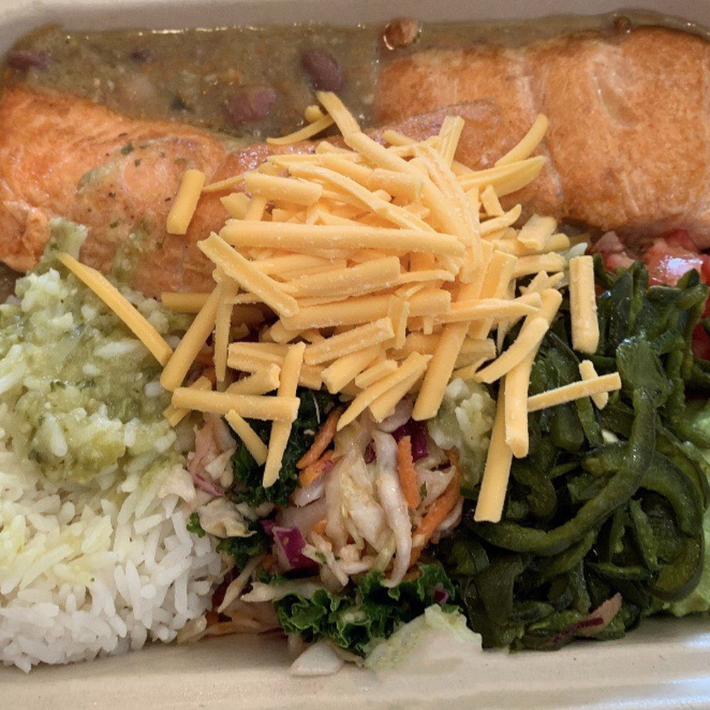 Kitava - Baja Bowl With 2 Salmon fillets, Jasmine Rice, & Beans!! - Gluten-Free Near Me - San Francisco, California Kitava - Baja Bowl With 2 Salmon fillets, Jasmine Rice, & Beans!! - Gluten-Free Near Me - San Francisco, California