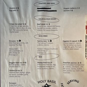 Holy Basil - Menu - Thai Near Me - Los Angeles, California Holy Basil - Menu - Thai Near Me - Los Angeles, California