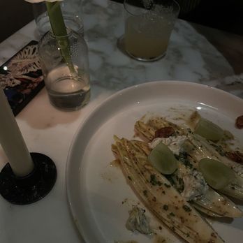 Juliet - Salade d'Endives & Coco Chanel cocktail - French Near Me - Culver City, California Juliet - Salade d'Endives & Coco Chanel cocktail - French Near Me - Culver City, California