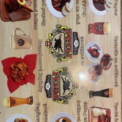 Pivnice Pegas - Menu