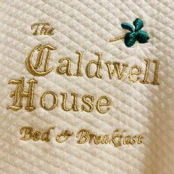 Caldwell House Bed and Breakfast - Robes offered in your room - of course I had to buy!!!