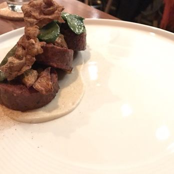 Staplehouse - Blood sausage! A bit of spice and so bloody good! - New American Near Me - Atlanta, Georgia