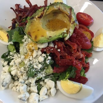 Cat Cora's Kitchen - Grilled avocado Cobb salad. - New American Near Me - San Francisco, California Cat Cora's Kitchen - Grilled avocado Cobb salad. - New American Near Me - San Francisco, California