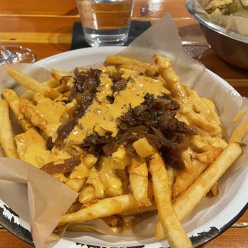 District Burger - Cheese & Tallow Onions Fries - Burgers Near Me - Broken Arrow, Oklahoma