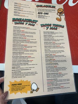 Menu photo 2 Buen Dia El Paso, TX