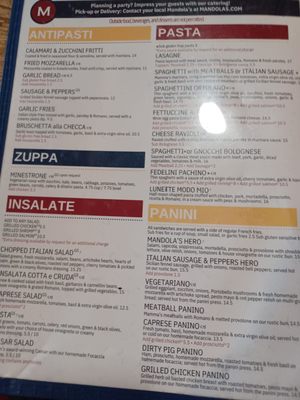 Menu photo 4 Mandola's Italian Austin, TX Menu photo 4 Mandola's Italian Austin, TX