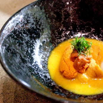 Park Restaurant - Trio of uni sashimi - Asian Fusion Near Me - Westmount, Quebec