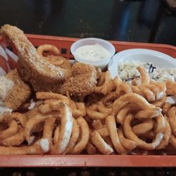 Cliffside Cafe - AYCE catfish was fresh, hot, and crispy. Curly fries were on point.