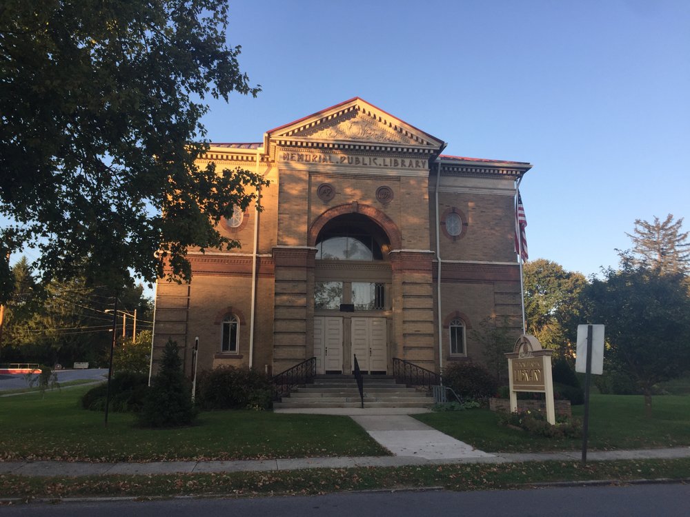 MEMORIAL PUBLIC LIBRARY Main St, Alexandria, Pennsylvania Libraries
