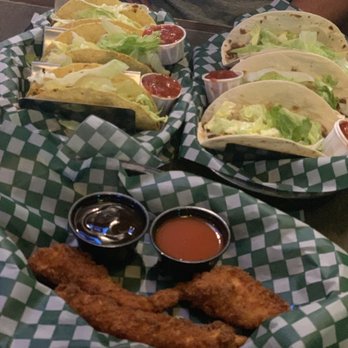 Bobby O'brien's - Three soft shell tacos and two hard shell tacos and honey garlic boneless chicken - the daily special for Wednesday. - Pubs Near Me - Guelph, Ontario