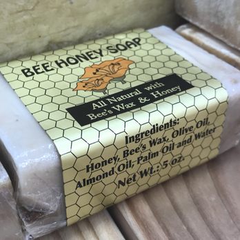 Bee Honey - a bar of soap sitting on a bench - Honey Near Me - Lancaster, California Bee Honey - a bar of soap sitting on a bench - Honey Near Me - Lancaster, California