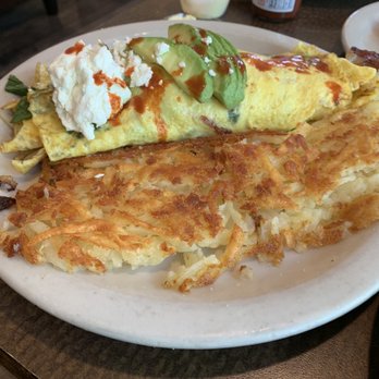 Bill's Cafe - Goat cheese, sun dried tomato, mushroom and avocado omelette with crispy hash browns. - Breakfast & Brunch Near Me - Fremont, California Bill's Cafe - Goat cheese, sun dried tomato, mushroom and avocado omelette with crispy hash browns. - Breakfast & Brunch Near Me - Fremont, California